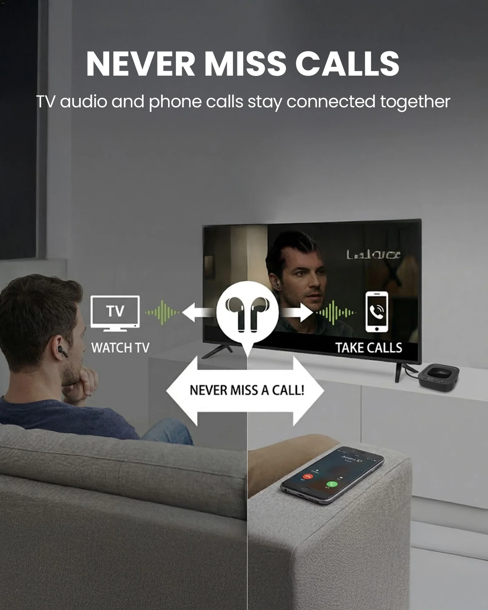 Aura Focus | Auracast TV Earbuds Set - Image 3