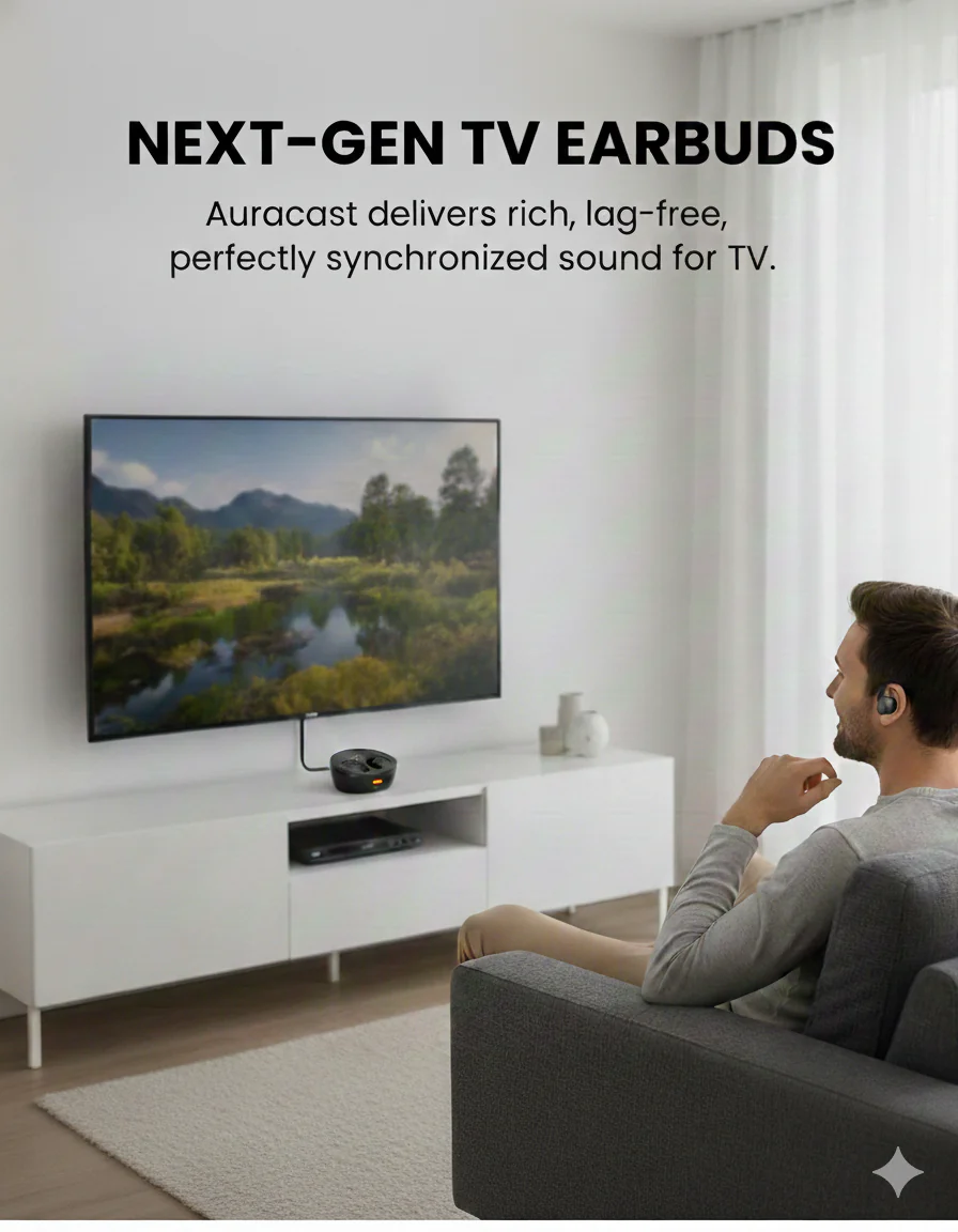 Medley Pebble 2 | Open-Ear Auracast TV Earbuds Set - Image 3