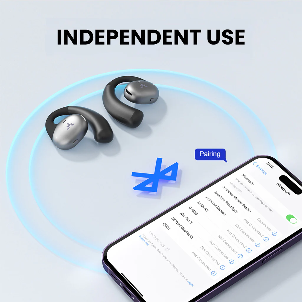 Medley Pebble 2 | Open-Ear Auracast TV Earbuds Set - Image 6