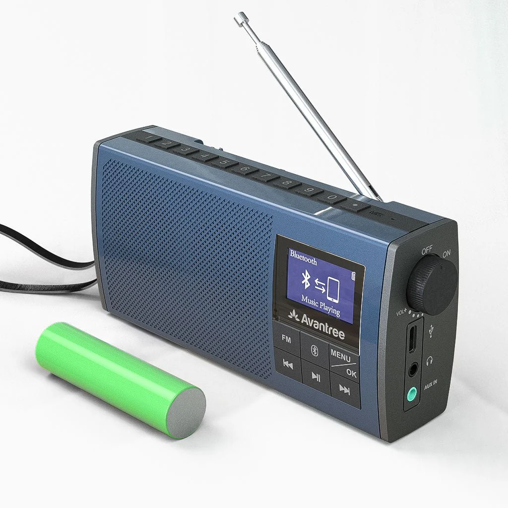 Audikast 4860 | Bluetooth TV Transmitter & Speaker/FM Radio Set - Image 6