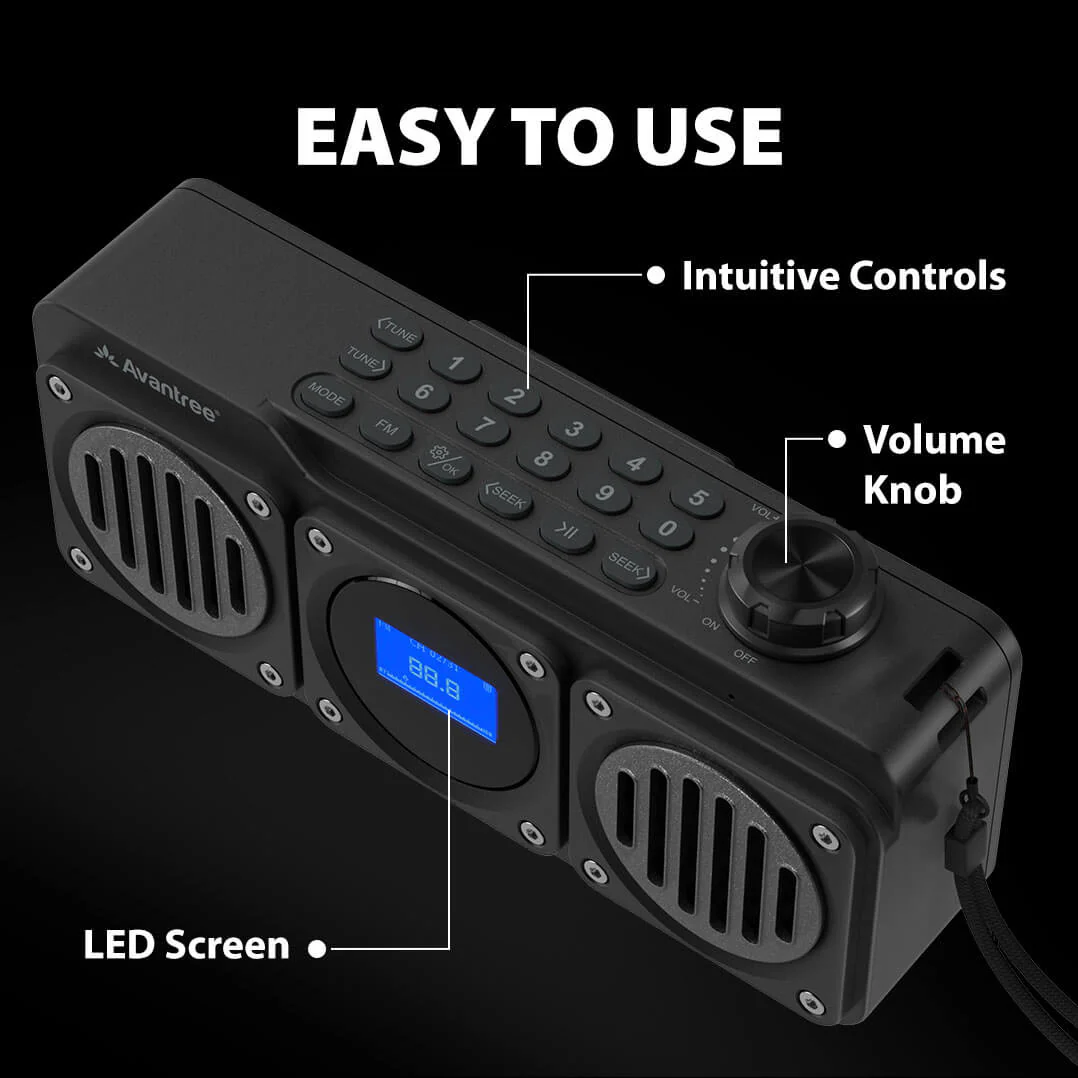 Boombyte | BT5.1 Portable Radio Speaker - Image 7
