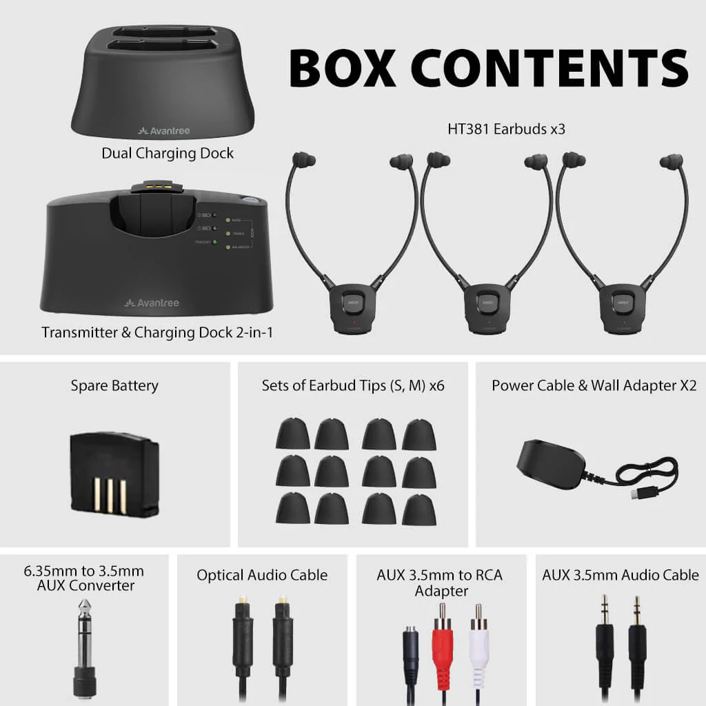 HT3831 | Wireless TV Headphones for Seniors - Image 7