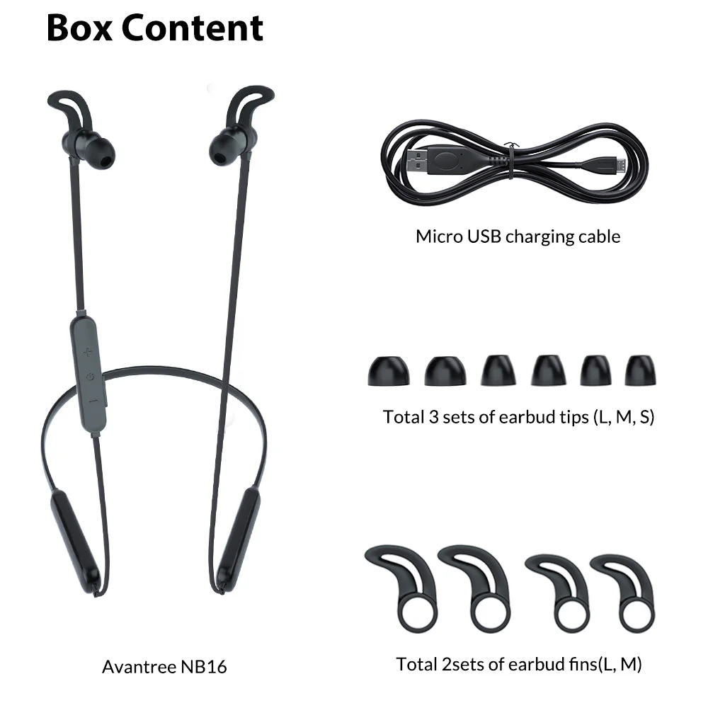 NB16 | Bluetooth Neckband Headphones - Image 7