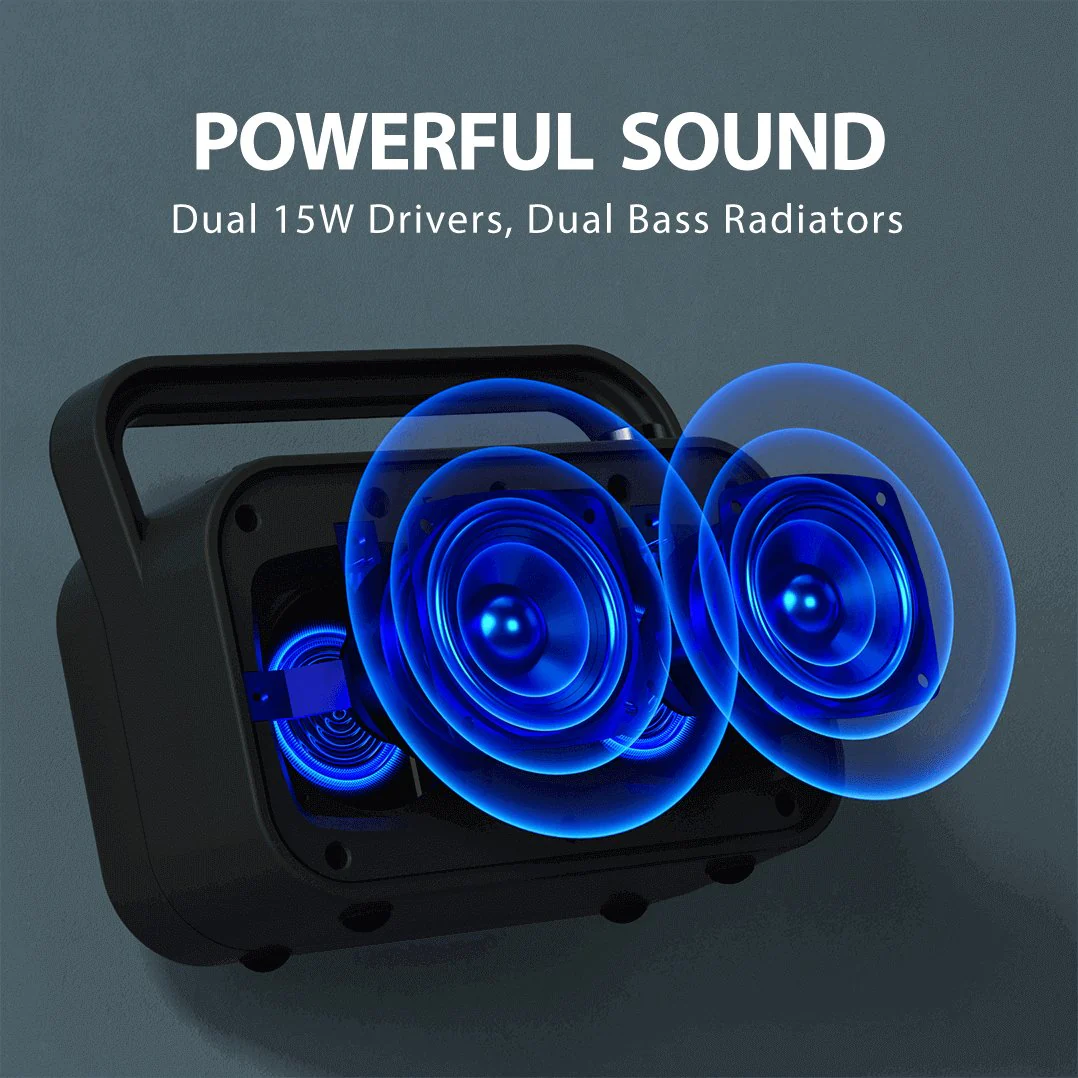 PowerByte | Portable Bluetooth Radio Speaker - Image 3