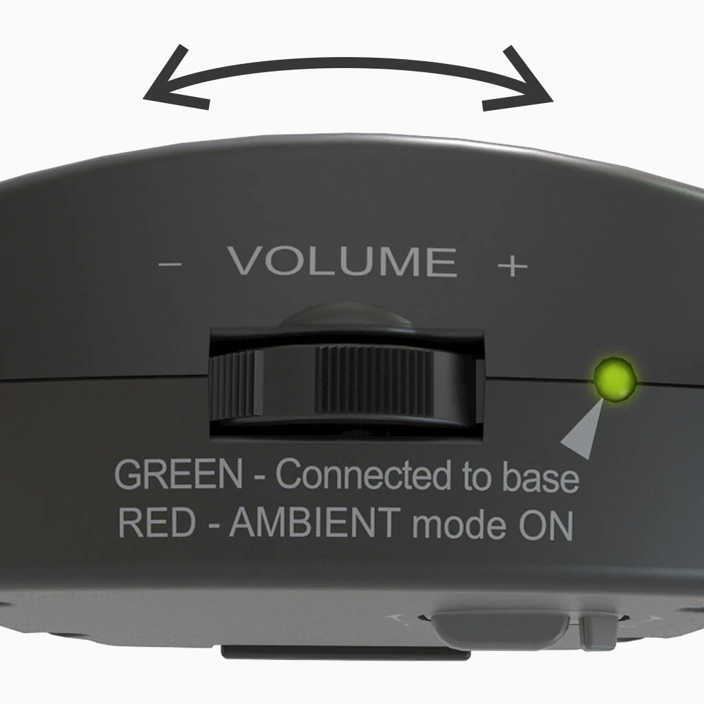 HT381 | Wireless Sound Amplifying Headphones Set for TV - Image 9