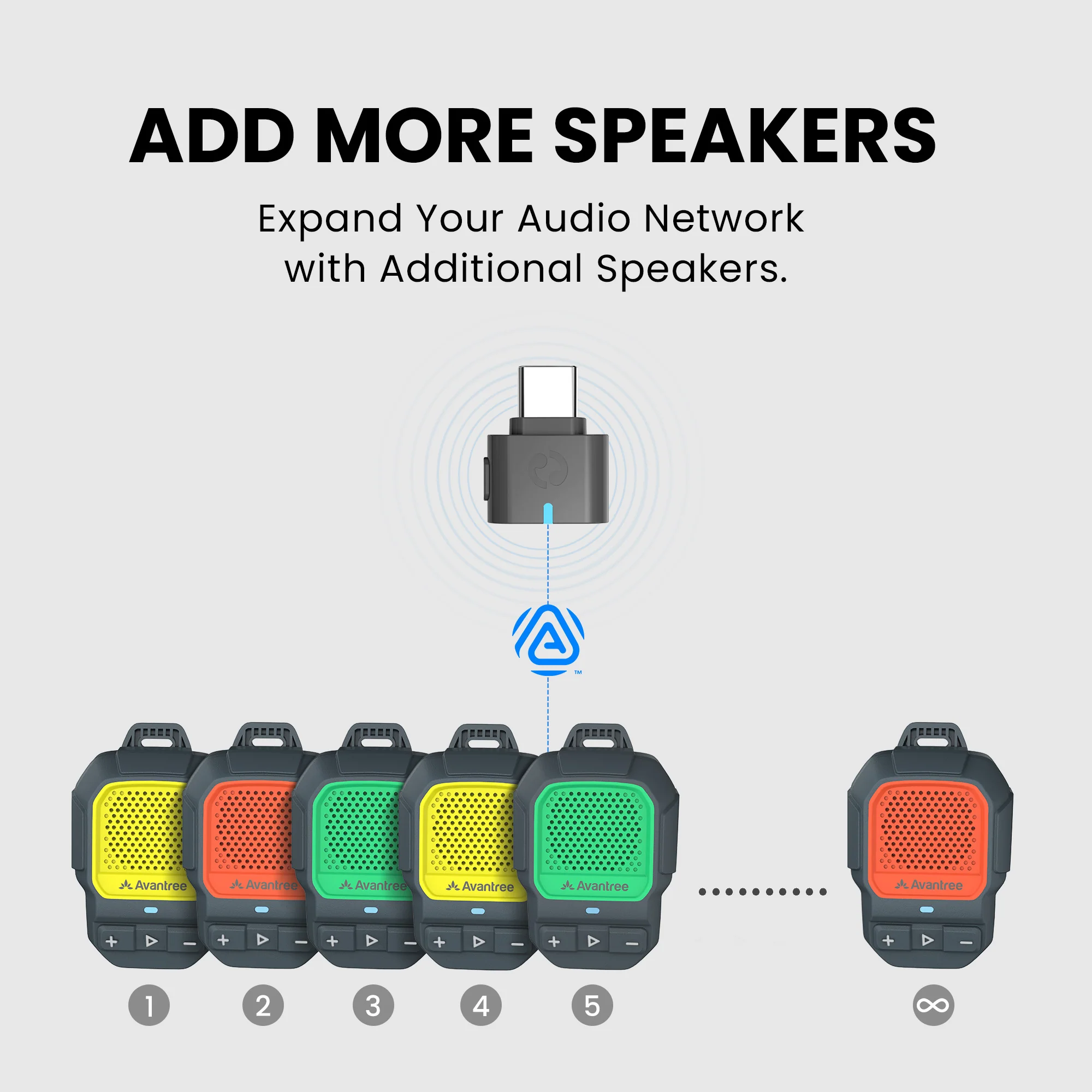 ShareCast (HomeBuddy) | Clip-On Auracast Speaker Set - Image 4