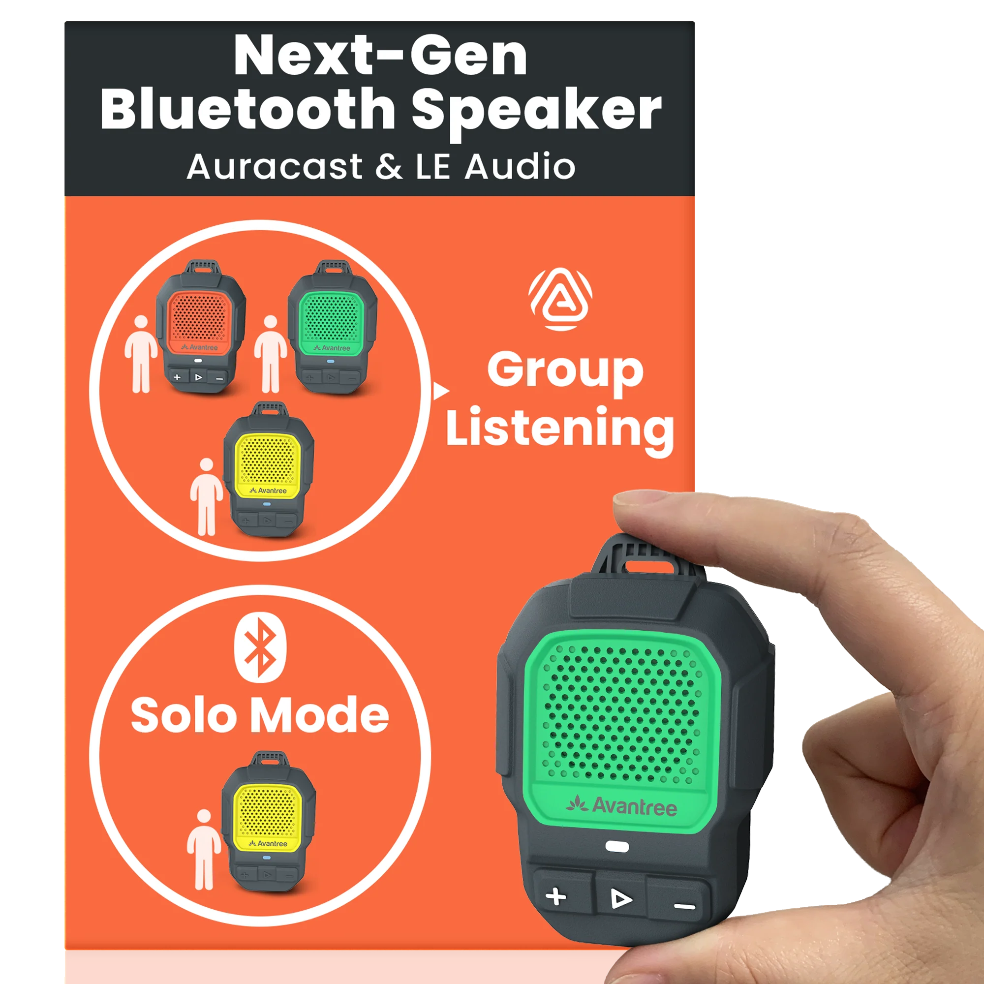 ShareCast Solo | Clip-On Auracast Wearable Speaker - Image 13
