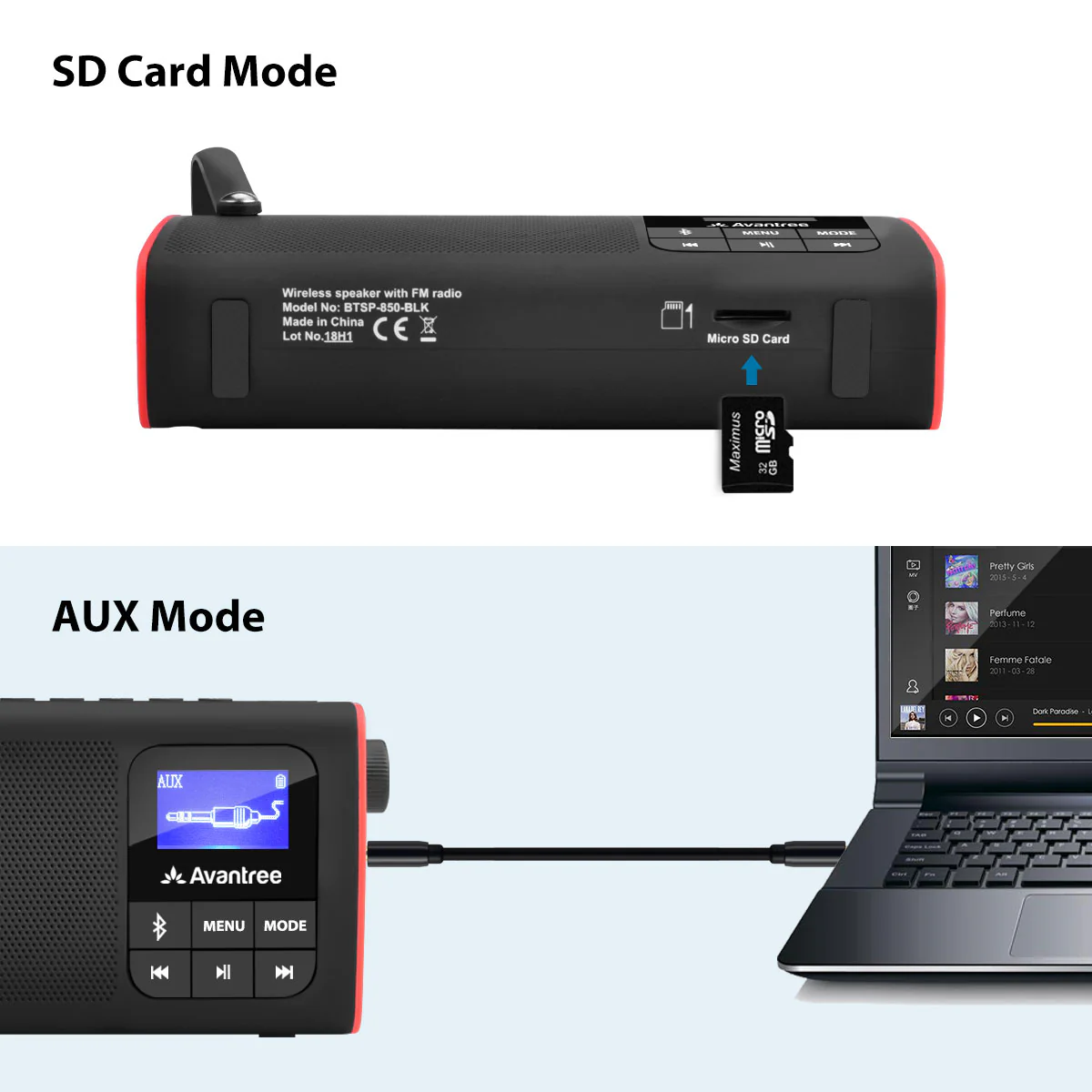 SP850 | Best Portable Radio with Bluetooth Speaker - Image 4