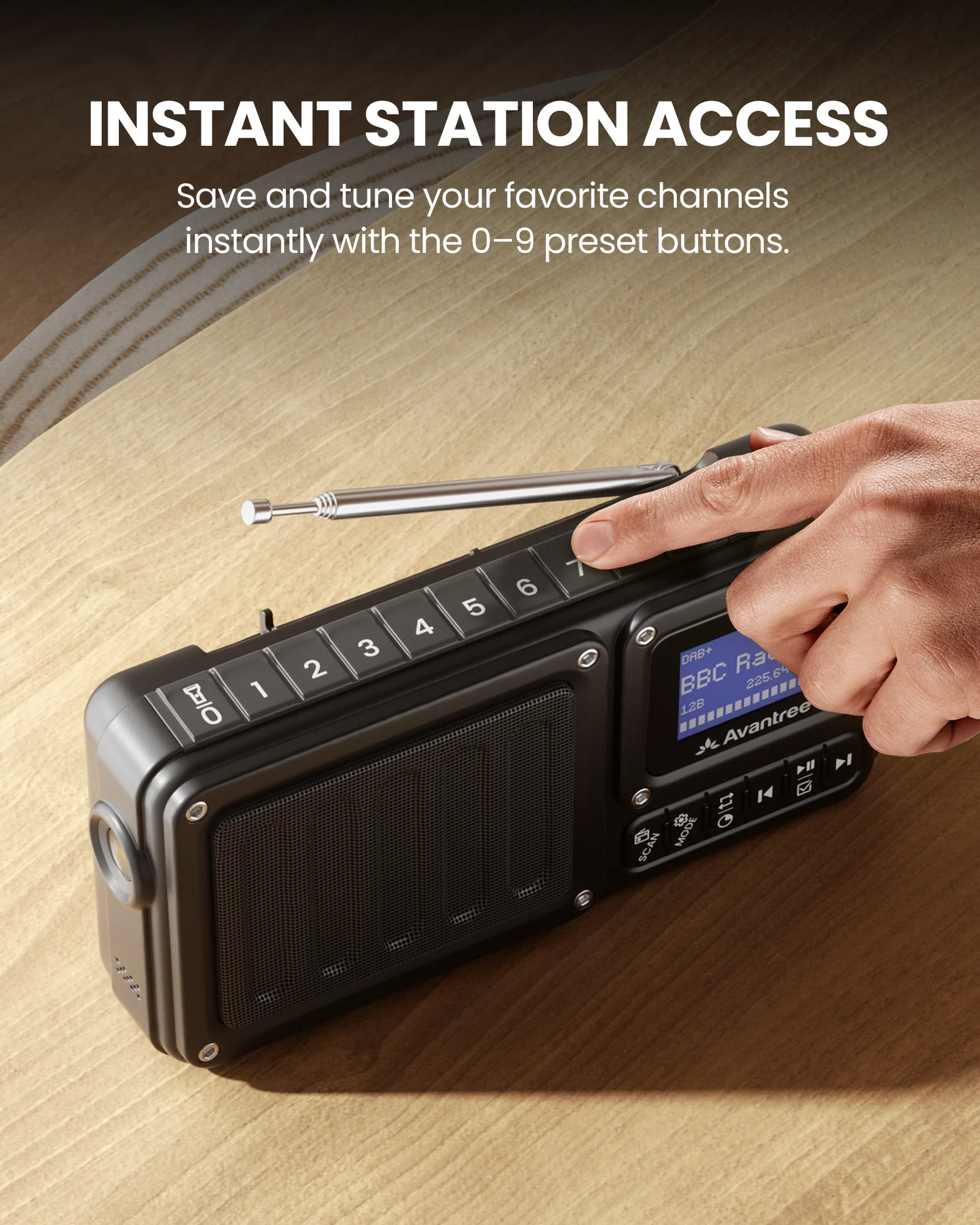 SP851-DAB | DAB+/FM Digital Radio w/ Bluetooth 6.0 - Image 5